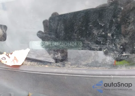 2012 Hyundai Sonata Limited z USA, uszkodzony, nr VIN 5NPEC4AC6CH404781